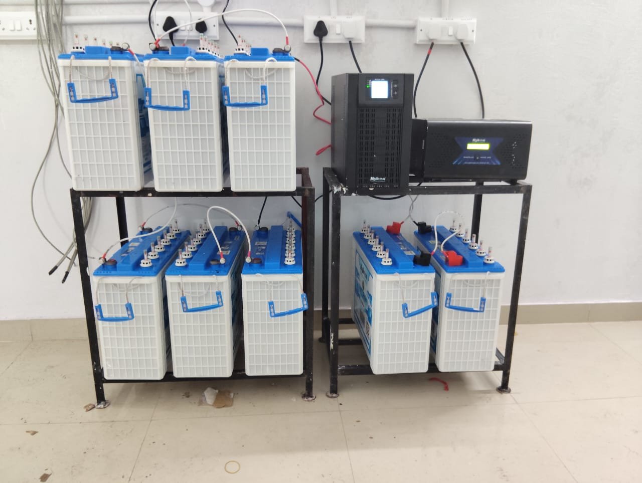 arya electrical & electronics battery installed on site